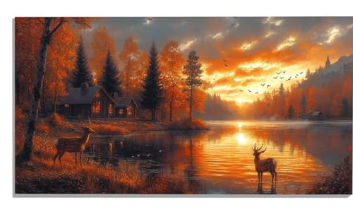 Malen Nach Zahlen Erwachsene Reh, Sonnenuntergang Malen Nach Zahlen Erwachsene Groß XXL 35x70cm, DIY Handgemalt Ölgemälde Kit mit Pinseln und Acrylfarbe für Zimmer Deko Aesthetic, Geschenke -2413 Malen Nach Zahlen Erwachsene Reh, Sonnenuntergang Malen Nach Zahlen Erwachsene Groß XXL 35x70cm, DIY Handgemalt Ölgemälde Kit mit Pinseln und Acrylfarbe für Zimmer Deko Aesthetic, Geschenke -2413 von Zsccvzlu