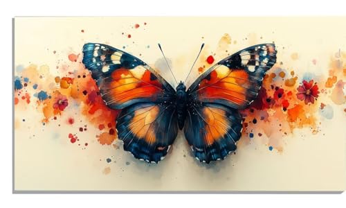 Malen Nach Zahlen Erwachsene Schmetterling, Kunst Malen Nach Zahlen Erwachsene Groß XXL 30x60cm, DIY Handgemalt Ölgemälde Kit mit Pinseln und Acrylfarbe für Zimmer Deko Aesthetic, Geschenke -1782 Malen Nach Zahlen Erwachsene Schmetterling, Kunst Malen Nach Zahlen Erwachsene Groß XXL 30x60cm, DIY Handgemalt Ölgemälde Kit mit Pinseln und Acrylfarbe für Zimmer Deko Aesthetic, Geschenke -1782 von Zsccvzlu