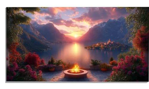 Malen Nach Zahlen Erwachsene Sonnenuntergang, Gebirge Malen Nach Zahlen Erwachsene Groß XXL 50x100cm, DIY Handgemalt Ölgemälde Kit mit Pinseln und Acrylfarbe für Zimmer Deko Aesthetic, Geschenke -2385 Malen Nach Zahlen Erwachsene Sonnenuntergang, Gebirge Malen Nach Zahlen Erwachsene Groß XXL 50x100cm, DIY Handgemalt Ölgemälde Kit mit Pinseln und Acrylfarbe für Zimmer Deko Aesthetic, Geschenke -2385 von Zsccvzlu