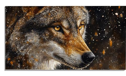 Malen Nach Zahlen Erwachsene Wolf, Tier Malen Nach Zahlen Erwachsene Groß XXL 100x200cm, DIY Handgemalt Ölgemälde Kit mit Pinseln und Acrylfarbe für Zimmer Deko Aesthetic, Geschenke für Frauen -1850 Malen Nach Zahlen Erwachsene Wolf, Tier Malen Nach Zahlen Erwachsene Groß XXL 100x200cm, DIY Handgemalt Ölgemälde Kit mit Pinseln und Acrylfarbe für Zimmer Deko Aesthetic, Geschenke für Frauen -1850 von Zsccvzlu