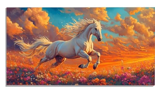 Pferd Malen Nach Zahlen Erwachsene Blume Paint by Numbers DIY Set Erwachsene Malen Nach Zahlen Ohne Rahmen 100x200cm Groß Leinwand Ölgemälde mit 3 Pinsels Und Acrylfarbe, Home Wanddeko Wohnzimmer -40 Pferd Malen Nach Zahlen Erwachsene Blume Paint by Numbers DIY Set Erwachsene Malen Nach Zahlen Ohne Rahmen 100x200cm Groß Leinwand Ölgemälde mit 3 Pinsels Und Acrylfarbe, Home Wanddeko Wohnzimmer -40 von Zsccvzlu