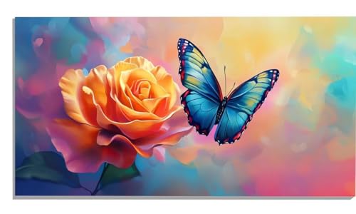 Schmetterling Malen Nach Zahlen Erwachsene, Blume Malen Nach Zahlen Kinder Anfänger, DIY Ölgemälde Leinwand 70x140cm mit 3 Pinsels und Farbe Acrylfarbe, Aesthetic Room Decor, Geschenke, Rahmenlos -507 Schmetterling Malen Nach Zahlen Erwachsene, Blume Malen Nach Zahlen Kinder Anfänger, DIY Ölgemälde Leinwand 70x140cm mit 3 Pinsels und Farbe Acrylfarbe, Aesthetic Room Decor, Geschenke, Rahmenlos -507 von Zsccvzlu