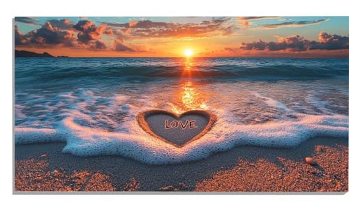 Strand Malen Nach Zahlen Erwachsene Sonnenuntergang Paint by Numbers DIY Set Erwachsene Malen Nach Zahlen 100x200cm Groß Leinwand Ölgemälde mit 3 Pinsels Und Acrylfarbe, Home Wanddeko Wohnzimmer -2350 Strand Malen Nach Zahlen Erwachsene Sonnenuntergang Paint by Numbers DIY Set Erwachsene Malen Nach Zahlen 100x200cm Groß Leinwand Ölgemälde mit 3 Pinsels Und Acrylfarbe, Home Wanddeko Wohnzimmer -2350 von Zsccvzlu