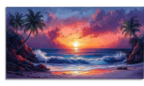 Wellen Malen Nach Zahlen Erwachsene, Sonnenuntergang Malen Nach Zahlen Kinder Anfänger, DIY Ölgemälde Leinwand 100x200cm mit 3 Pinsels und Farbe Acrylfarbe, Aesthetic Room Decor, Geschenke, -1800 Wellen Malen Nach Zahlen Erwachsene, Sonnenuntergang Malen Nach Zahlen Kinder Anfänger, DIY Ölgemälde Leinwand 100x200cm mit 3 Pinsels und Farbe Acrylfarbe, Aesthetic Room Decor, Geschenke, -1800 von Zsccvzlu