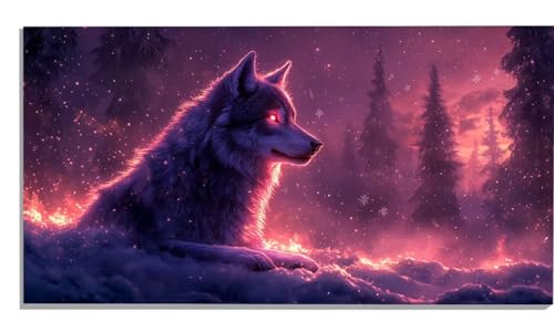 Wolf Malen Nach Zahlen Erwachsene Schneeszene Paint by Numbers DIY Set Erwachsene Malen Nach Zahlen Ohne Rahmen 100x200cm Groß Leinwand Ölgemälde mit 3 Pinsels Und Acrylfarbe,Wanddeko Wohnzimmer-2230 Wolf Malen Nach Zahlen Erwachsene Schneeszene Paint by Numbers DIY Set Erwachsene Malen Nach Zahlen Ohne Rahmen 100x200cm Groß Leinwand Ölgemälde mit 3 Pinsels Und Acrylfarbe,Wanddeko Wohnzimmer-2230 von Zsccvzlu