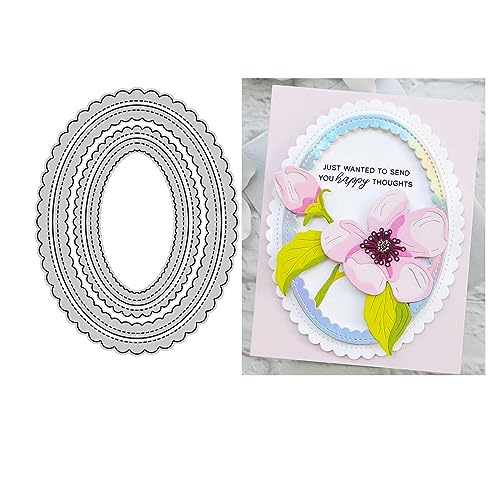 Ovale Wellenbordüre Stanzformen für Kartenherstellung, Metall-Stanzformen, Prägepapier-Stanzformen für Scrapbooking, DIY, Album, Kartenherstellung Ovale Wellenbordüre Stanzformen für Kartenherstellung, Metall-Stanzformen, Prägepapier-Stanzformen für Scrapbooking, DIY, Album, Kartenherstellung von Zshyocta