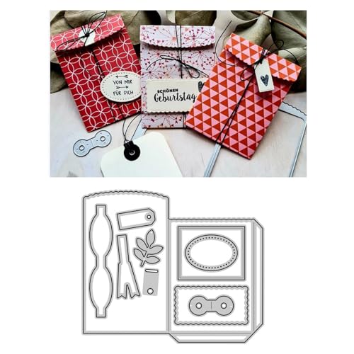 Stanzformen für Umschlagverpackungen, für Kartenherstellung, Metall-Stanzformen, Prägepapier-Stanzformen für Scrapbooking, DIY, Album, Kartenherstellung von Zshyocta