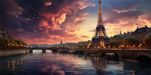 Diamant Painting Bilder The Paris Tow, 5D Diamond Painting Urban landscape Diamond Painting Erwachsene XXL 50x100cm, Groß Diamond Painting Erwachsene Mosaikherstellung Stickerei Malerei, Wanddeko Diamant Painting Bilder The Paris Tow, 5D Diamond Painting Urban landscape Diamond Painting Erwachsene XXL 50x100cm, Groß Diamond Painting Erwachsene Mosaikherstellung Stickerei Malerei, Wanddeko von Zsoxooll