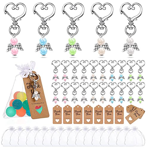 20 Stück Schutzengel-Schlüsselanhänger für Babypartys, Andenken, Brautparty, Hochzeitsfeierzubehör von Ztexkee