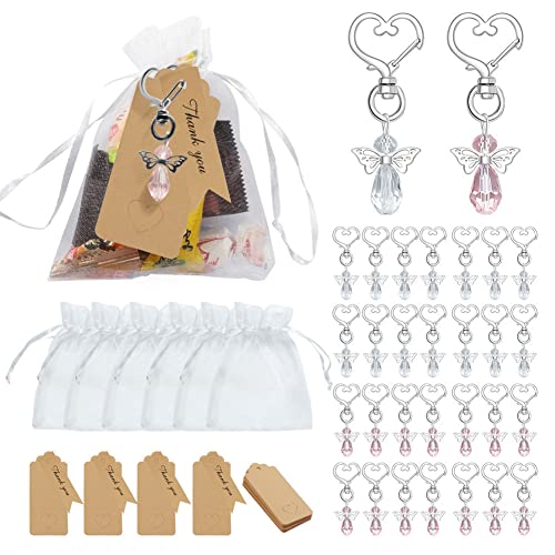 Schutzengel-Schlüsselanhänger für Babyparty, Andenken, Brautparty, Hochzeitsgeschenk, 30 Stück von Ztexkee