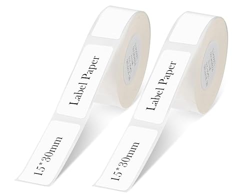 Ztolbriy 2 Rollen 15mm * 30mm Etiketten, Multifunktionales Etikett von Ztolbriy