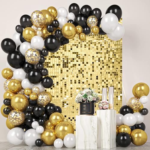 Wandhintergrund, 12 Paneele, 12 x 91 cm, Foto-Hintergründe für Hochzeit, Jahrestag, Geburtstag, Party-Dekoration Wandhintergrund, 12 Paneele, 12 x 91 cm, Foto-Hintergründe für Hochzeit, Jahrestag, Geburtstag, Party-Dekoration von Zuaooz