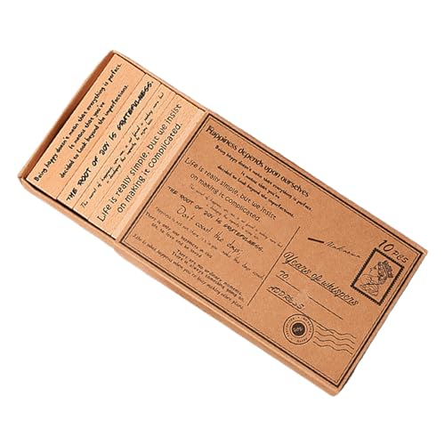 Zuasdvnk Holzstempel zum Basteln – Vintage-Stil Journal Scrapbook Stempel – vielseitige exquisite Kartenherstellung Drucke Zubehör für kreative Kunstprojekte Erinnerungsbücher von Zuasdvnk