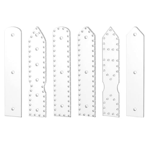 Zuasdvnk Leder-Schlüsselanhänger-Acryl-Schablonen, Set mit 6 Lederschablonen für handgefertigte Schlüsselanhänger, wiederverwendbares Bastelwerkzeug für handgefertigte Projekte, Erwachsene, Hobby Zuasdvnk Leder-Schlüsselanhänger-Acryl-Schablonen, Set mit 6 Lederschablonen für handgefertigte Schlüsselanhänger, wiederverwendbares Bastelwerkzeug für handgefertigte Projekte, Erwachsene, Hobby von Zuasdvnk