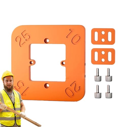 Zuasdvnk Router Eckradius-Schablone, Holzbearbeitung, runde Eckradius-Schablonen, Brettbogenschneidewerkzeug, runde Form für Zuhause, handgefertigtes Studio, Werkstatt von Zuasdvnk