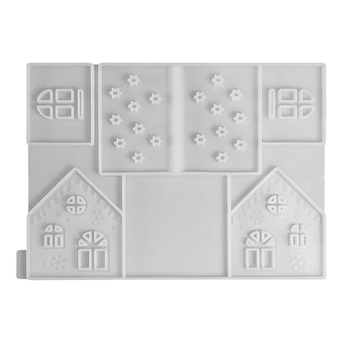 Giessformen Silikon, Silikonform Haus Weihnachten Deko, Gips Gießform Häuser Kerzenhalter, Silikonformen Gießformen Haus Weihnachsdeko, Silikon Zum Gießen, Weihnachten Basteln Weihnachtsdeko Giessformen Silikon, Silikonform Haus Weihnachten Deko, Gips Gießform Häuser Kerzenhalter, Silikonformen Gießformen Haus Weihnachsdeko, Silikon Zum Gießen, Weihnachten Basteln Weihnachtsdeko von Zubehors