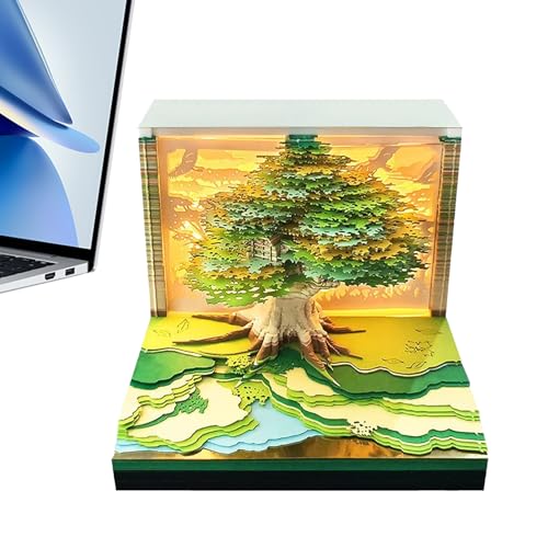 Zubehors 3D Haftnotizen Block,3D Memo Block Kunst Haftnotizen | Baumhausförmiger Abreißblock Für Thanksgiving Weihnachten Büro Schreibtisch Zubehors 3D Haftnotizen Block,3D Memo Block Kunst Haftnotizen | Baumhausförmiger Abreißblock Für Thanksgiving Weihnachten Büro Schreibtisch von Zubehors