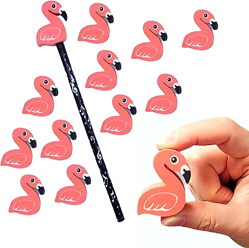 Großer rosa Flamingo-Radierer (12 Stück) 4,4 cm x 2,8 cm Gummi Niedliche Partygeschenk-Piniata-Füllung Großer rosa Flamingo-Radierer (12 Stück) 4,4 cm x 2,8 cm Gummi Niedliche Partygeschenk-Piniata-Füllung von Zugar Land