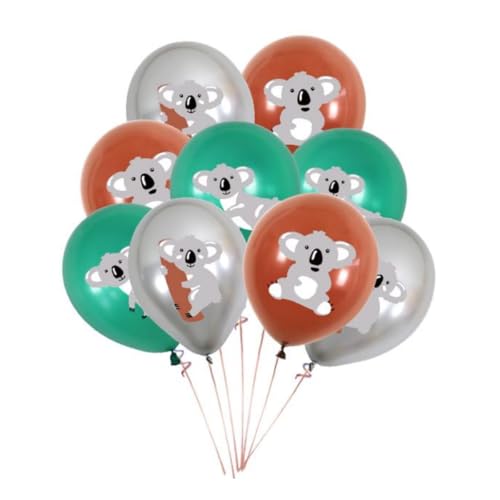 18 Stück 12 Zoll Koala Ballons Dschungel Tiere Latex Ballons für Geburtstag Dschungel Thema Party Koala Party Dekorationen (Koala) von Zuisytm