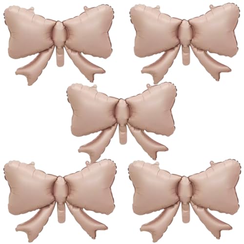 Folienballon mit Schleife, 41 x 51,5 cm, für Geburtstag, Jahrestag, Babyparty, Hochzeit, Party, Dekoration, Rosa, 5 Stück Folienballon mit Schleife, 41 x 51,5 cm, für Geburtstag, Jahrestag, Babyparty, Hochzeit, Party, Dekoration, Rosa, 5 Stück von Zuisytm