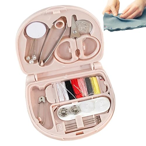 Reise-Nähset – Kleine DIY-Nähprodukte mit 6 Farbspule, Nähset | Nadel- und Nähset für Anfänger, tragbares Reise-Nähset für Reparaturen von Zunetsutock
