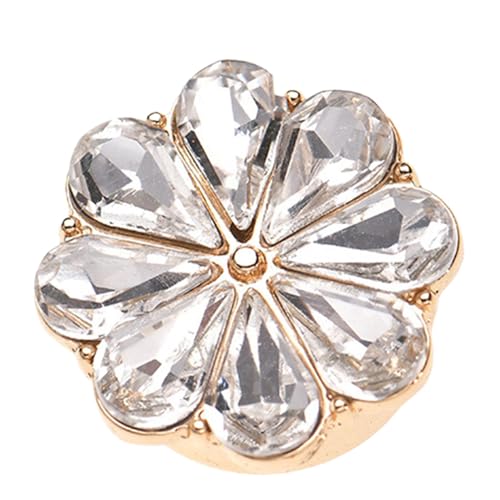 Strass- -Clips, Knopfabdeckungen für Blusen zum Anklipsen für Damen | Elegante Strass-Knöpfe, Verzierungen, Knöpfe für Kleidung mit Anstecknadel für Mutter, Ehefrau von Zunetsutock
