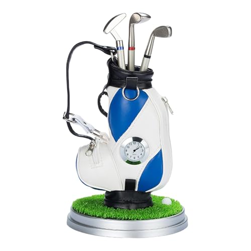 Zunetsutock Aufbewahrung für Stifte und Golftaschen, Stifthalter für Golftasche, Schreibwarendekoration, Stifthalter mit Uhr für Druckknöpfe, Radiergummi, Notenschlüssel von Zunetsutock