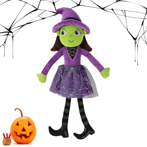 Zunetsutock Hexenpuppen - Entzückende Plüschpuppe für Halloween | Weiches Plüschtier Entzückende Dekoration Für Sofa Schlafzimmer Wohnzimmer Party Mädchen von Zunetsutock
