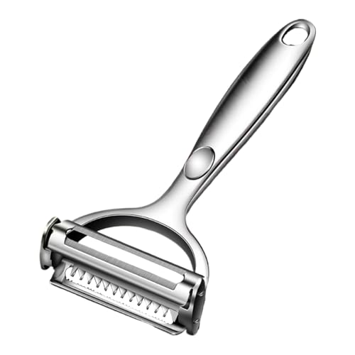 Zunetsutock Multifunktions-Peeler, Cutter Peeler | Edelstahl-Karottenschäler - Vielseitige Kartoffelschäler für Küche mit Anti-Rutsch-Griff Edelstahl Gemüseschäler, kräftig Zunetsutock Multifunktions-Peeler, Cutter Peeler | Edelstahl-Karottenschäler - Vielseitige Kartoffelschäler für Küche mit Anti-Rutsch-Griff Edelstahl Gemüseschäler, kräftig von Zunetsutock
