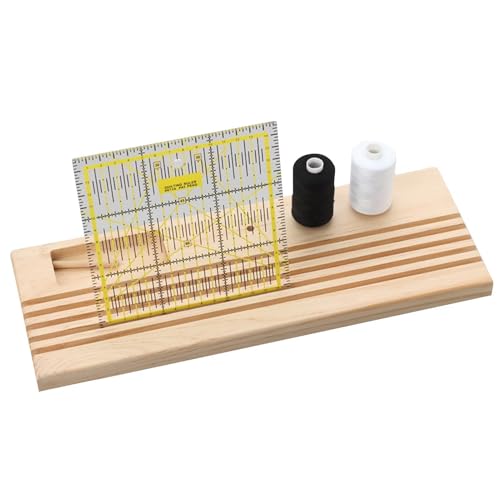 Zunetsutock Spool Rack Quilten Grid Lineale - Hölzerner Linealhalter mit Spool Organizer, ideal zum Nähen und Basteln | Langlebige mehrfach fach fach fachliches Design für einfachen Zugang zum Nähen Zunetsutock Spool Rack Quilten Grid Lineale - Hölzerner Linealhalter mit Spool Organizer, ideal zum Nähen und Basteln | Langlebige mehrfach fach fach fachliches Design für einfachen Zugang zum Nähen von Zunetsutock
