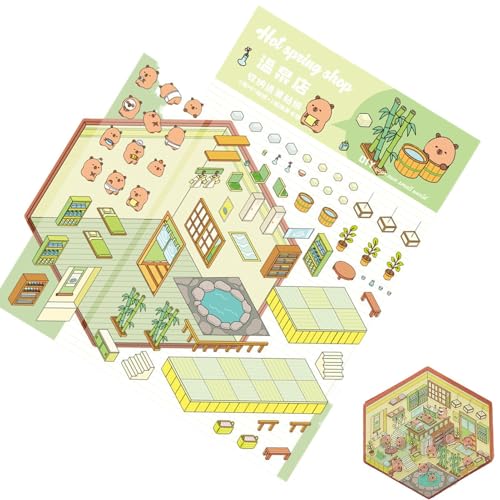 3D Capibara Miniatur-Szenen-Aufkleber | Dekorative Aufkleber für Tagebücher, Scrapbooking, Notizbücher | Bastelbedarf, Tagebuchzubehör, Bücher, Dekorationen 3D Capibara Miniatur-Szenen-Aufkleber | Dekorative Aufkleber für Tagebücher, Scrapbooking, Notizbücher | Bastelbedarf, Tagebuchzubehör, Bücher, Dekorationen von Zunishaone