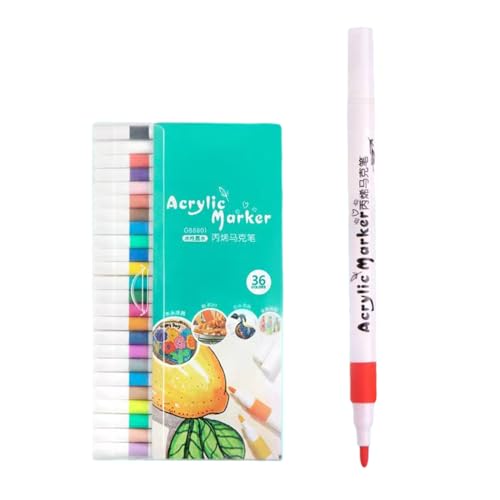Acrylfarbenmarker Stifte - Malvorlagen Malereien, Wasserdichte Kunststifte | Lebendiger Farbhandwerksmarker -Kit Set, Permanenttinte Vorräte Für Steinglasstoff Keramik Canvas Oberflächendesign Acrylfarbenmarker Stifte - Malvorlagen Malereien, Wasserdichte Kunststifte | Lebendiger Farbhandwerksmarker -Kit Set, Permanenttinte Vorräte Für Steinglasstoff Keramik Canvas Oberflächendesign von Zunishaone