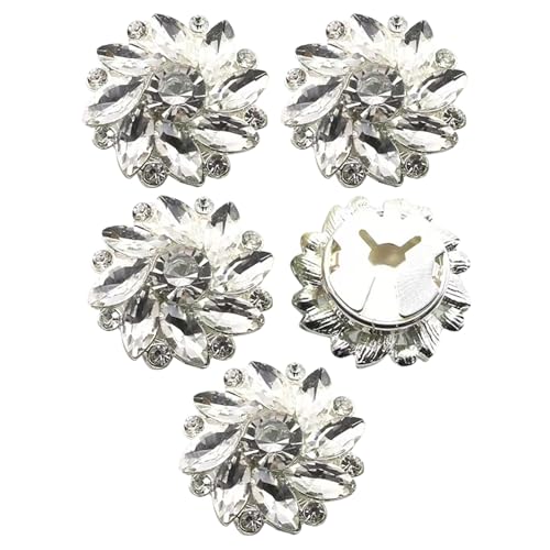 Damen -Strass -Dekorationspickel ohne Naht für Blusen, 5x glänzende Ornamente | Kragenverzierungen, schickes Zubehör, eleganter Schmuck von Zunishaone
