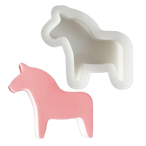Diys Pferdeform aus Epoxidharz – hochwertige Pferdefigurenform, flexible Gießform in Pferdeform, Silikonform Statue für für individuelle Kreationen, M von Zunishaone