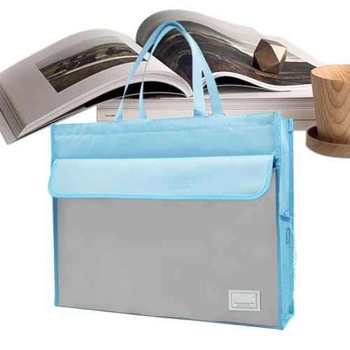 Dokumentenmappe | A3 Aufbewahrung | Tragbare wasserdichte Oxford Box mit Reißverschluss für Papiere, Karten, Akten, Reisen, Büro, ist Dokumentenmappe | A3 Aufbewahrung | Tragbare wasserdichte Oxford Box mit Reißverschluss für Papiere, Karten, Akten, Reisen, Büro, ist von Zunishaone