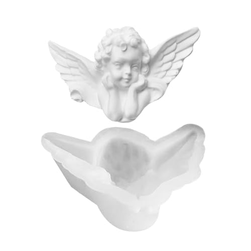 Engelschokoladenformen-Set: 3D-Formen aus Silikonharz, flexible Gießschale, Hersteller-Form von Seifenwachs, Silikonform von Ado Engelschokoladenformen-Set: 3D-Formen aus Silikonharz, flexible Gießschale, Hersteller-Form von Seifenwachs, Silikonform von Ado von Zunishaone