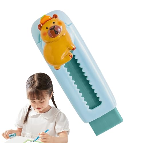 Eraser Schiebestift Capybara | Niedlicher einziehbarer Schub Zug Eraser für Studenten, | Weiche Gummieraser, Schiebefunktion für Schule, Eraser Schiebestift Capybara | Niedlicher einziehbarer Schub Zug Eraser für Studenten, | Weiche Gummieraser, Schiebefunktion für Schule, von Zunishaone