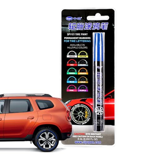 Reifen-Marker – wasserdichter und tropfender Ausbesserungsstift | Weißer Stift für Schlagbuchstaben, langlebige Holzfarbe, Stein, Schuhe und verschiedene Oberflächen im Freien Reifen-Marker – wasserdichter und tropfender Ausbesserungsstift | Weißer Stift für Schlagbuchstaben, langlebige Holzfarbe, Stein, Schuhe und verschiedene Oberflächen im Freien von Zunishaone