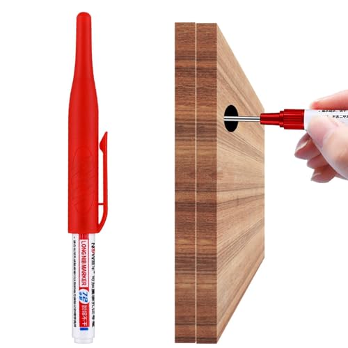 Tieflochmarker | Pathering für mit einer 32 mm langen Spitze - Metallmarker, Stahl, Fahrinstrumente, feine Spitzmarker für schmale Löcher und Dif-Winkel Tieflochmarker | Pathering für mit einer 32 mm langen Spitze - Metallmarker, Stahl, Fahrinstrumente, feine Spitzmarker für schmale Löcher und Dif-Winkel von Zunishaone