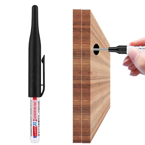 Tieflochmarker | Pathering für mit einer 32 mm langen Spitze - Metallmarker, Stahl, Fahrinstrumente, feine Spitzmarker für schmale Löcher und Dif-Winkel von Zunishaone
