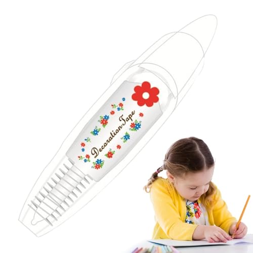 Zunishaone Dekorativer Korrekturbandstift | Glattes und präzises Markierungsstreifen, kreatives Schreibwaren für Diys, Briefe und Karten, Bürozubehör und wesentliche Schulmaterialien Zunishaone Dekorativer Korrekturbandstift | Glattes und präzises Markierungsstreifen, kreatives Schreibwaren für Diys, Briefe und Karten, Bürozubehör und wesentliche Schulmaterialien von Zunishaone