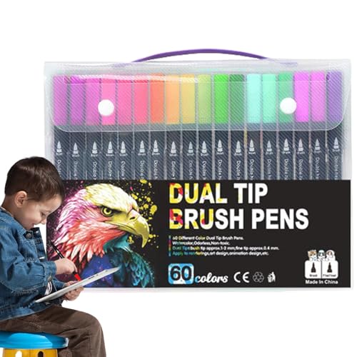 Zunishaone Farbstifte, Acrylfarbenmarker | Bunte Stofffarbe mit doppelter Spitze | Wasserfeste Marker-Stifte, Kunsthandwerk, Kunstbedarf für , Zunishaone Farbstifte, Acrylfarbenmarker | Bunte Stofffarbe mit doppelter Spitze | Wasserfeste Marker-Stifte, Kunsthandwerk, Kunstbedarf für , von Zunishaone
