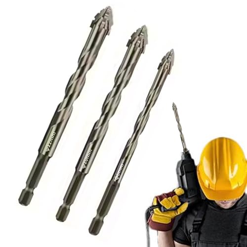 Zunishaone Harte Exzenterbohrer, Exzenterbohrer-Set, vierschneidige Sägezahn-Exzenterbohrer, Exzenterbohrer mit hoher Härte für Fliesen, Keramik, Marmor Zunishaone Harte Exzenterbohrer, Exzenterbohrer-Set, vierschneidige Sägezahn-Exzenterbohrer, Exzenterbohrer mit hoher Härte für Fliesen, Keramik, Marmor von Zunishaone