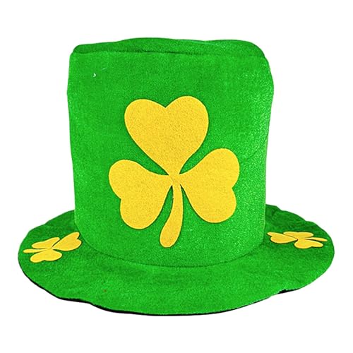 Zunishaone Hut für St. Patrick's Day, Zylinderhut für Kobold | hoher grüner Hut für St. Patrick's Day - Eleganter Koboldhut für den St. Patrick's Day inkl Zunishaone Hut für St. Patrick's Day, Zylinderhut für Kobold | hoher grüner Hut für St. Patrick's Day - Eleganter Koboldhut für den St. Patrick's Day inkl von Zunishaone