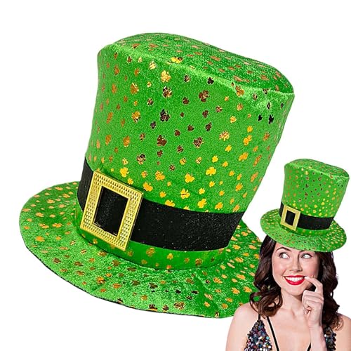 Zunishaone Kobold Hut St. Patrick's Day Hüte | Hoher grüner Hut für St. Patrick's Day | Eleganter Koboldhut für St. Patrick's Day mit Zunishaone Kobold Hut St. Patrick's Day Hüte | Hoher grüner Hut für St. Patrick's Day | Eleganter Koboldhut für St. Patrick's Day mit von Zunishaone