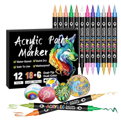 Zunishaone Malstifte, kreatives Malstifte-Set, multifunktionales Marker-Set für Kunstliebhaber, Studenten oder handgeschriebene Tagebücher Zunishaone Malstifte, kreatives Malstifte-Set, multifunktionales Marker-Set für Kunstliebhaber, Studenten oder handgeschriebene Tagebücher von Zunishaone