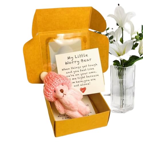 Zunishaone Mini-Bär – Plüschstoff, mit Geschenkbox und Spruchkarte | Handgefertigtes Kuscheltier mit inspirierender Botschaft, liebevolles Mitbringsel für Trauer, Babyparty, Valentinstag, Weihnachten Zunishaone Mini-Bär – Plüschstoff, mit Geschenkbox und Spruchkarte | Handgefertigtes Kuscheltier mit inspirierender Botschaft, liebevolles Mitbringsel für Trauer, Babyparty, Valentinstag, Weihnachten von Zunishaone