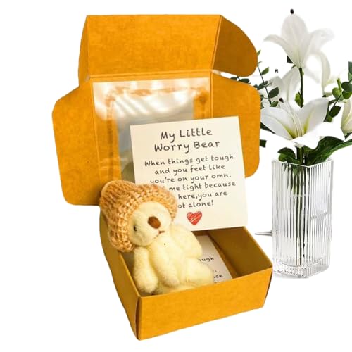 Zunishaone Mini-Bär – Plüschstoff, mit Geschenkbox und Spruchkarte | Handgefertigtes Kuscheltier mit inspirierender Botschaft, liebevolles Mitbringsel für Trauer, Babyparty, Valentinstag, Weihnachten Zunishaone Mini-Bär – Plüschstoff, mit Geschenkbox und Spruchkarte | Handgefertigtes Kuscheltier mit inspirierender Botschaft, liebevolles Mitbringsel für Trauer, Babyparty, Valentinstag, Weihnachten von Zunishaone