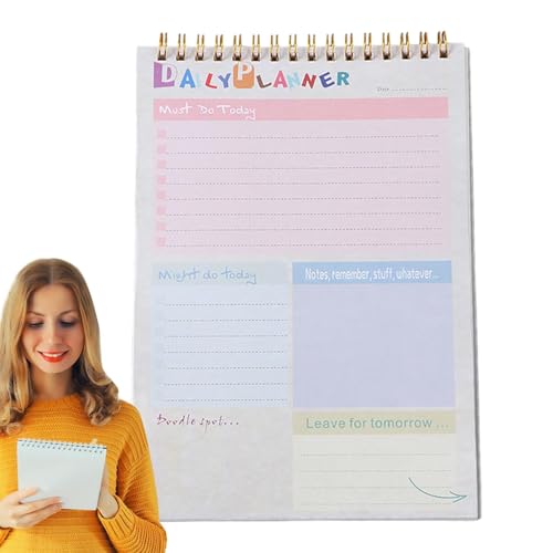 Zunishaone Monatlicher Budget-Organizer, monatlicher Finanzplaner, A5 Finanzplaner-Organizer, Spiral-Notizblock für Finanzplaner, Tagebuch von Zunishaone