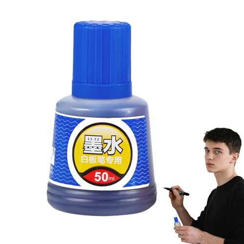 Zunishaone Nachfülltinte für Marker, Whiteboard-Stift, Nachfülltinte – 50 ml Whiteboard-Marker, Nachfüllflüssigkeit für Jugendliche, Teenager, Lehrer, Studenten, , Mädchen, Männer Zunishaone Nachfülltinte für Marker, Whiteboard-Stift, Nachfülltinte – 50 ml Whiteboard-Marker, Nachfüllflüssigkeit für Jugendliche, Teenager, Lehrer, Studenten, , Mädchen, Männer von Zunishaone